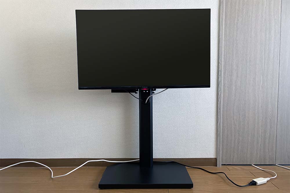 ニトリの壁寄せテレビスタンド（ヘキ）で部屋はスッキリしたのか？